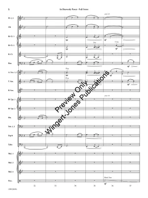 In Heavenly Peace (On \'\'Silent Night\'\') - Gruber/Owens - Concert Band - Gr. 3