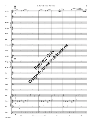 In Heavenly Peace (On \'\'Silent Night\'\') - Gruber/Owens - Concert Band - Gr. 3