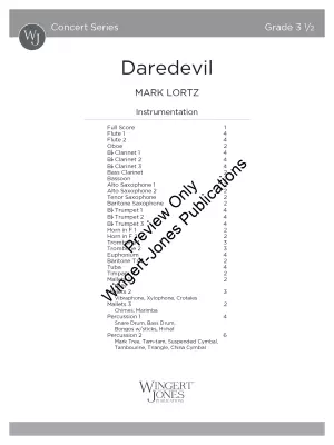 Daredevil - Lortz - Concert Band - 3.5