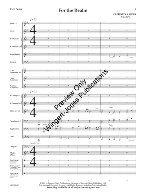 For the Realm - Huss - Concert Band - 3.5