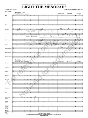 Light The Menorah! - VanDoren - Concert Band - Gr. 4