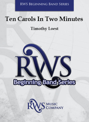 RWS Music Company - Ten Carols In Two Minutes - Loest - Concert Band - Gr. 1
