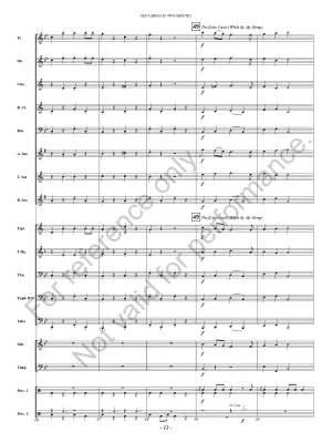 Ten Carols In Two Minutes - Loest - Concert Band - Gr. 1