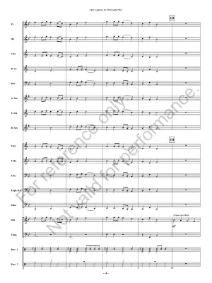 Ten Carols In Two Minutes - Loest - Concert Band - Gr. 1