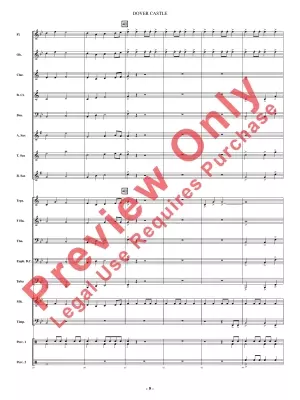 Dover Castle - Rogers - Concert Band - Gr. 0.5