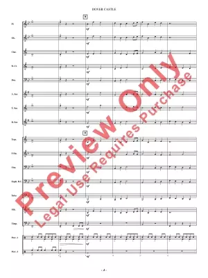 Dover Castle - Rogers - Concert Band - Gr. 0.5