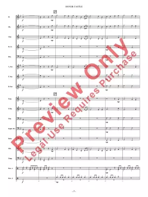 Dover Castle - Rogers - Concert Band - Gr. 0.5