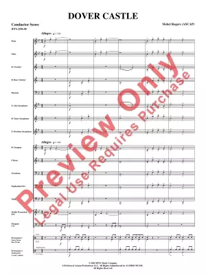 Dover Castle - Rogers - Concert Band - Gr. 0.5