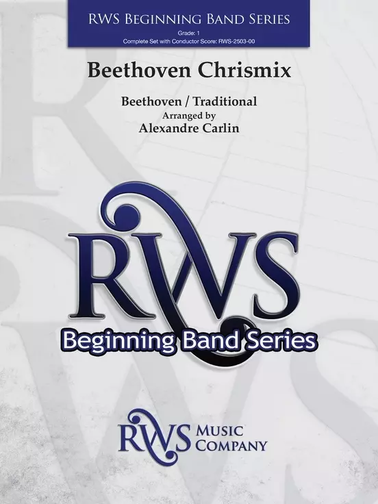 Beethoven Chrismix - Beethoven/Carlin - Concert Band - Gr. 1