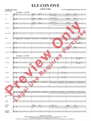 ELF - CON FIVE: All Is Calm - Earp - Concert Band - Gr. 3.5