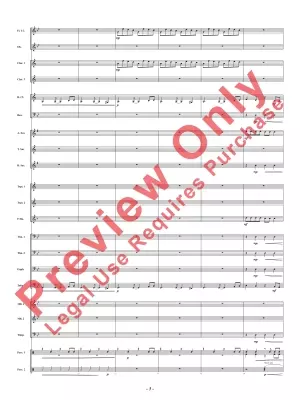ELF - CON FIVE: All Is Calm - Earp - Concert Band - Gr. 3.5