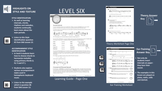 Sound Advice: Theory and Ear Training Level Six (Second Edition) - Braaten/Wiksyk - Book/Audio Online