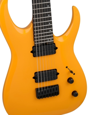 Pro Plus Series Signature Misha Mansoor Juggernaut HT7, Ebony Fingerboard - Signal Yellow
