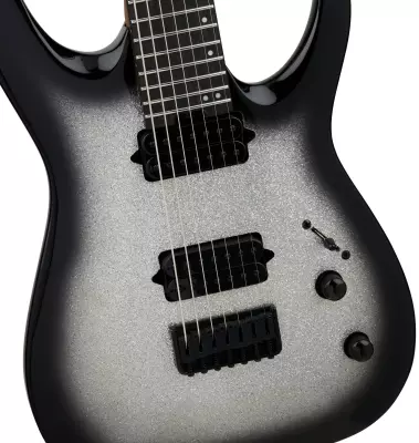 Pro Plus Series Signature Misha Mansoor Juggernaut HT7, Ebony Fingerboard - Silverburst Sparkle