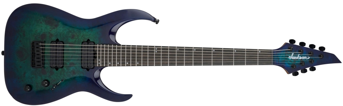 Pro Plus Series Signature Misha Mansoor Juggernaut HT7P, Ebony Fingerboard - Chlorine Burst