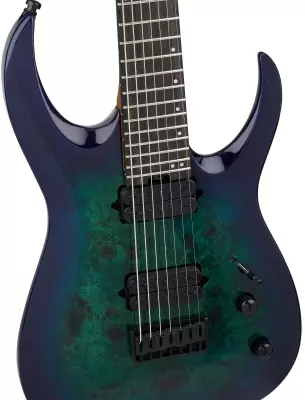 Pro Plus Series Signature Misha Mansoor Juggernaut HT7P, Ebony Fingerboard - Chlorine Burst