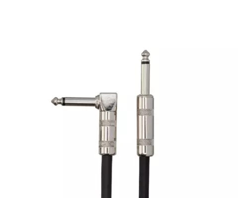 Straight to Right Angle Tweed Guitar Cable - 18\'