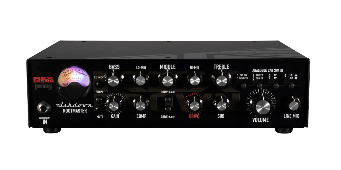 RB-800 Rex Brown Signature High-Powered Bass Amp Head