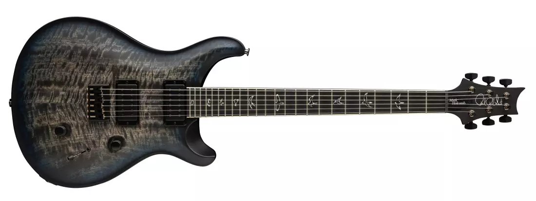 Mark Holcomb Electric Guitar with Hardshell Case - Holcomb Blue Wraparound Burst