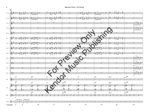 Bayview Drive – Yasinitsky – Ensemble jazz – Niveau 2