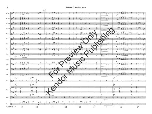 Bayview Drive – Yasinitsky – Ensemble jazz – Niveau 2