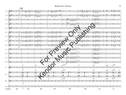 Bayview Drive – Yasinitsky – Ensemble jazz – Niveau 2