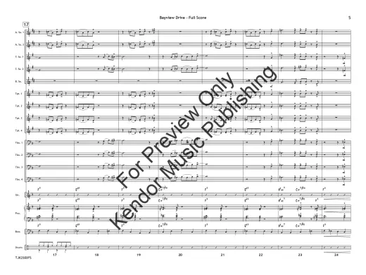 Bayview Drive – Yasinitsky – Ensemble jazz – Niveau 2