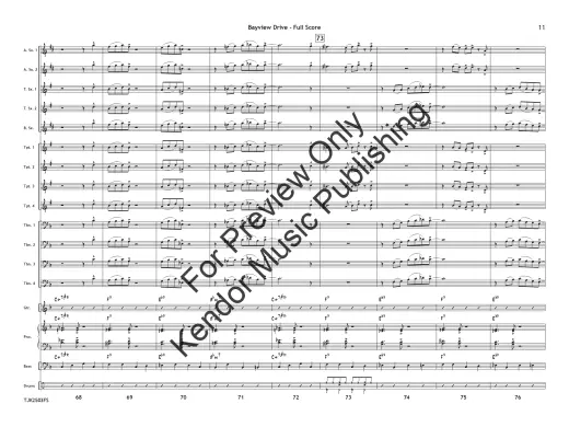Bayview Drive – Yasinitsky – Ensemble jazz – Niveau 2