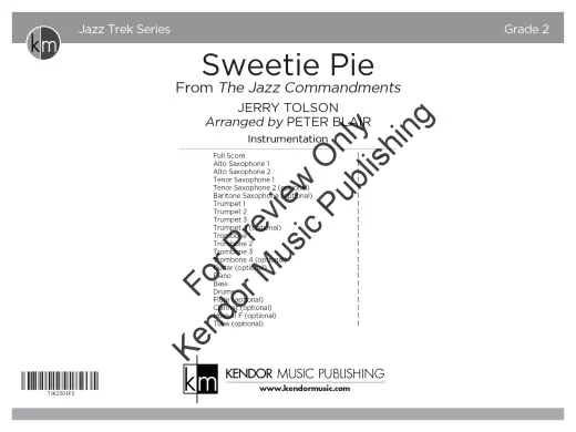 Sweetie Pie - Tolson/Blair - Jazz Ensemble - Gr. 2