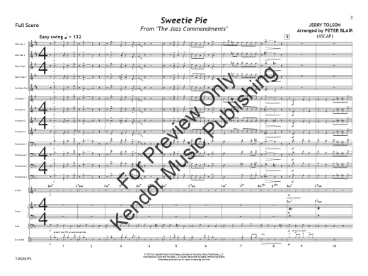 Sweetie Pie - Tolson/Blair - Jazz Ensemble - Gr. 2