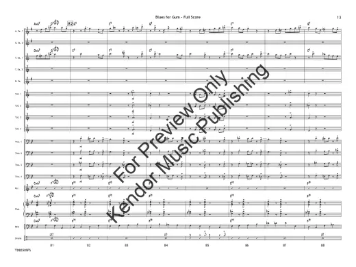 Blues for Gum - Tomaro - Jazz Ensemble - Gr. 3
