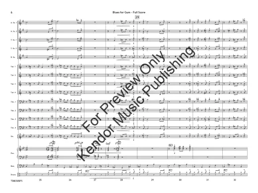 Blues for Gum - Tomaro - Jazz Ensemble - Gr. 3