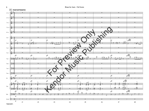 Blues for Gum - Tomaro - Jazz Ensemble - Gr. 3
