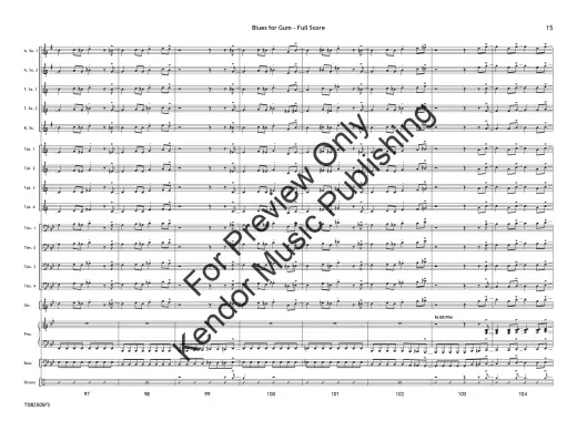 Blues for Gum - Tomaro - Jazz Ensemble - Gr. 3