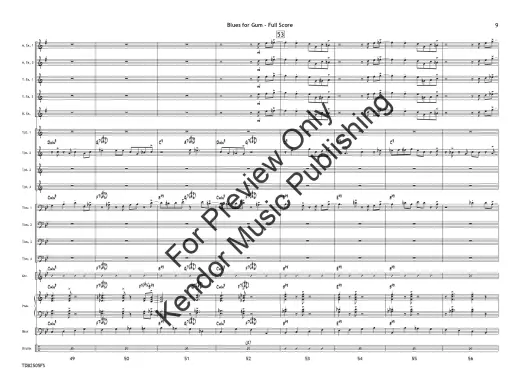 Blues for Gum - Tomaro - Jazz Ensemble - Gr. 3