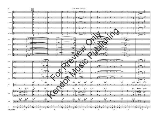 Night Wing - Zvacek - Jazz Ensemble - Gr. 3