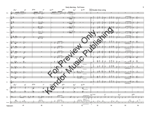 Early Morning - Beach - Jazz Ensemble/Solo Feature Alto Sax/Tenor Sax/Trumpet - Gr. 3