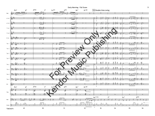 Early Morning - Beach - Jazz Ensemble/Solo Feature Alto Sax/Tenor Sax/Trumpet - Gr. 3