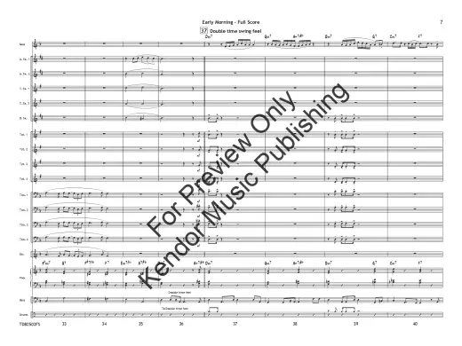 Early Morning - Beach - Jazz Ensemble/Solo Feature Alto Sax/Tenor Sax/Trumpet - Gr. 3