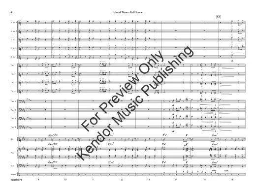 Island Time - Ciechomski - Jazz Ensemble - Gr. 3