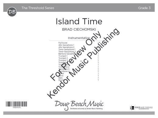 Island Time - Ciechomski - Jazz Ensemble - Gr. 3