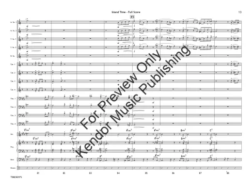 Island Time - Ciechomski - Jazz Ensemble - Gr. 3