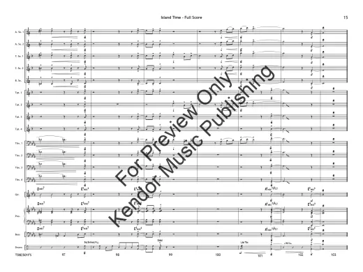 Island Time - Ciechomski - Jazz Ensemble - Gr. 3