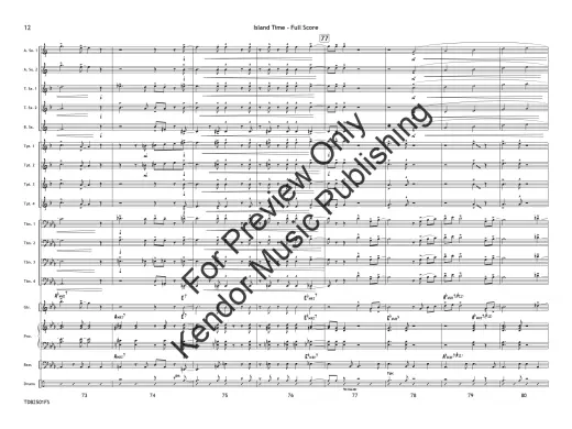 Island Time - Ciechomski - Jazz Ensemble - Gr. 3