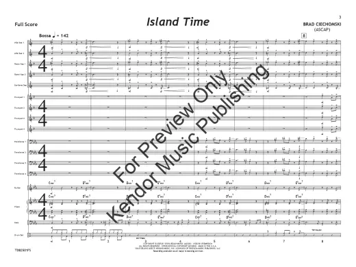 Island Time - Ciechomski - Jazz Ensemble - Gr. 3