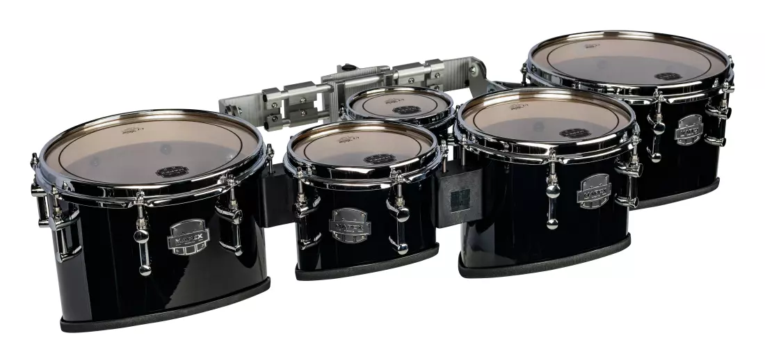 Quantum Mark II Series Multi Tom Set (6, 8, 10, 12, 13) Cali Cut - Dark Black