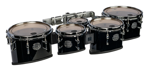 Mapex Marching - Quantum Mark II Series Multi Tom Set (6, 8, 10, 12, 13) Cali Cut - Dark Black