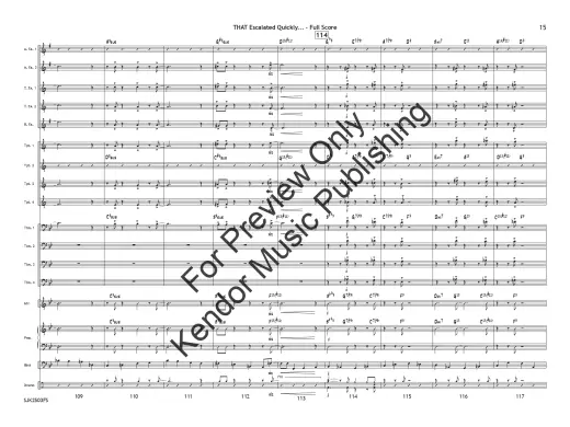 THAT Escalated Quickly... - Skeffington - Jazz Ensemble - Gr. 4