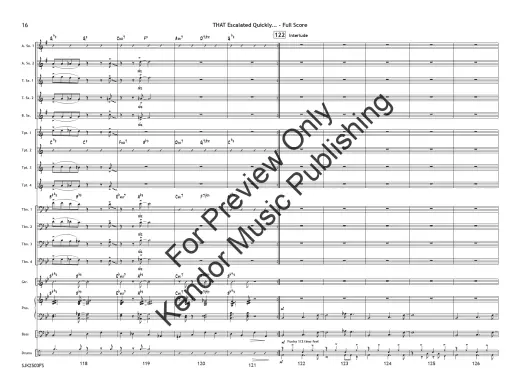 THAT Escalated Quickly... - Skeffington - Jazz Ensemble - Gr. 4