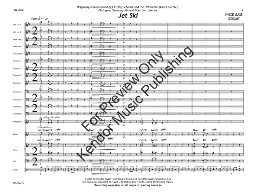 Jet Ski - Gassi - Jazz Ensemble - Gr. 4